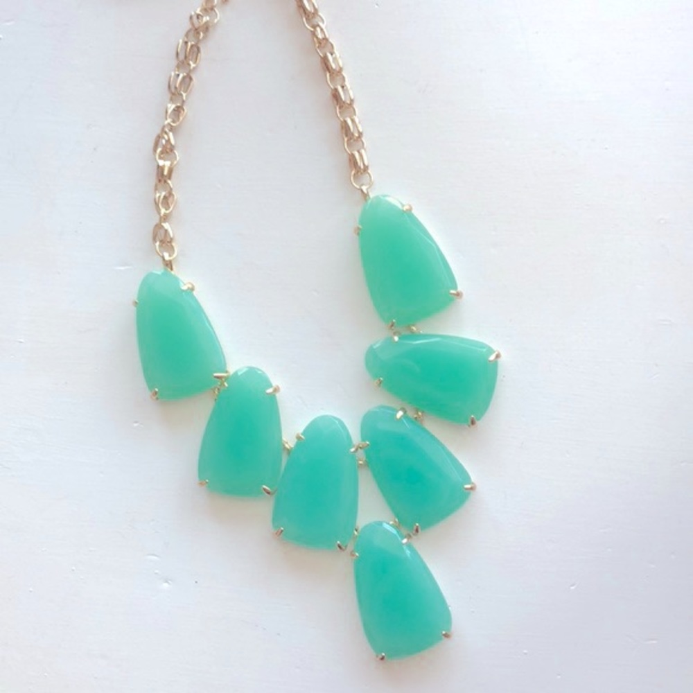 Kendra Scott Chalcedony Harlow Statement Necklace